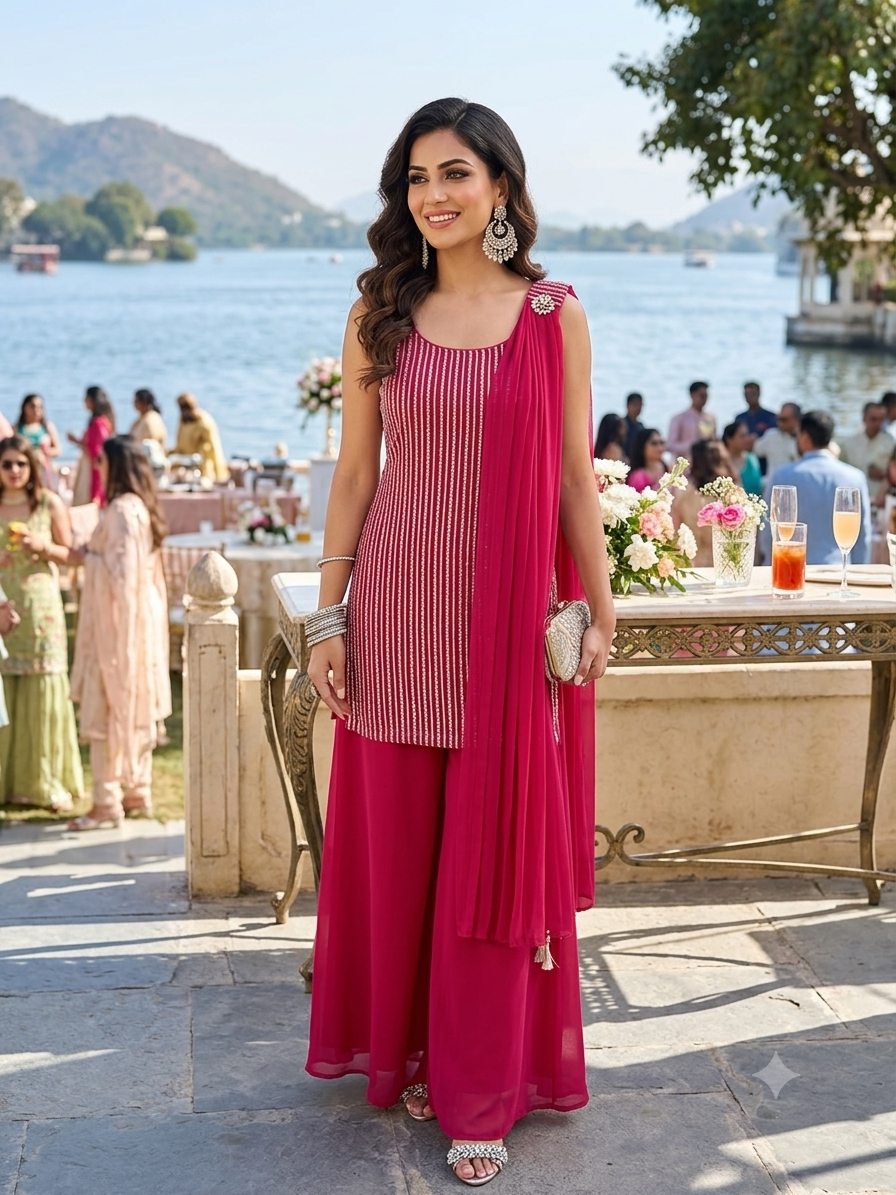 Bling sharara suit