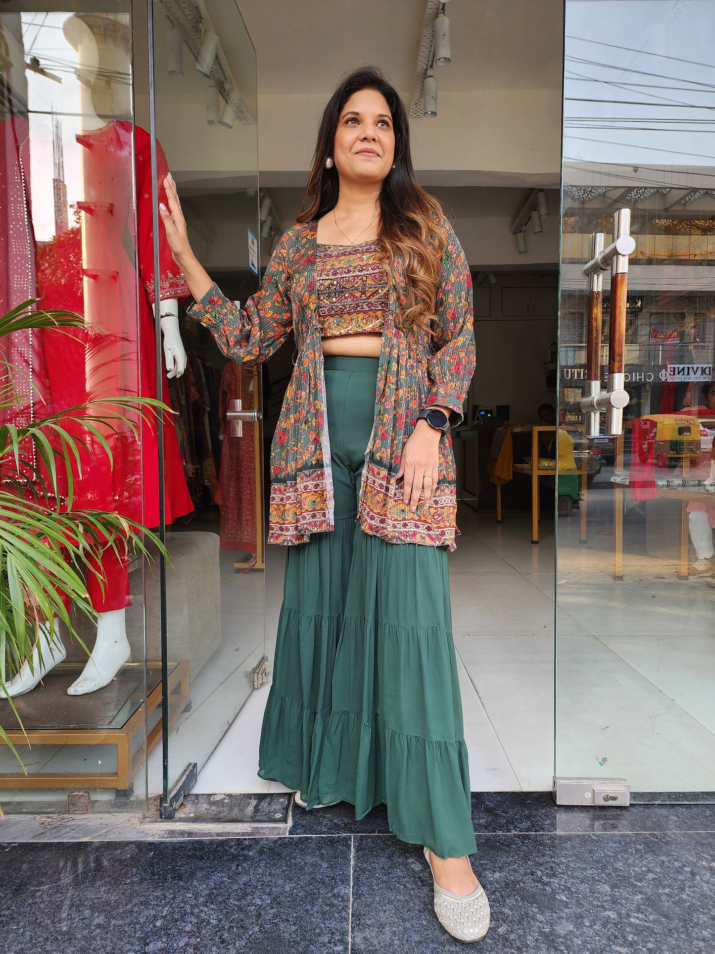PRINTEX GREEN GARARA SUIT