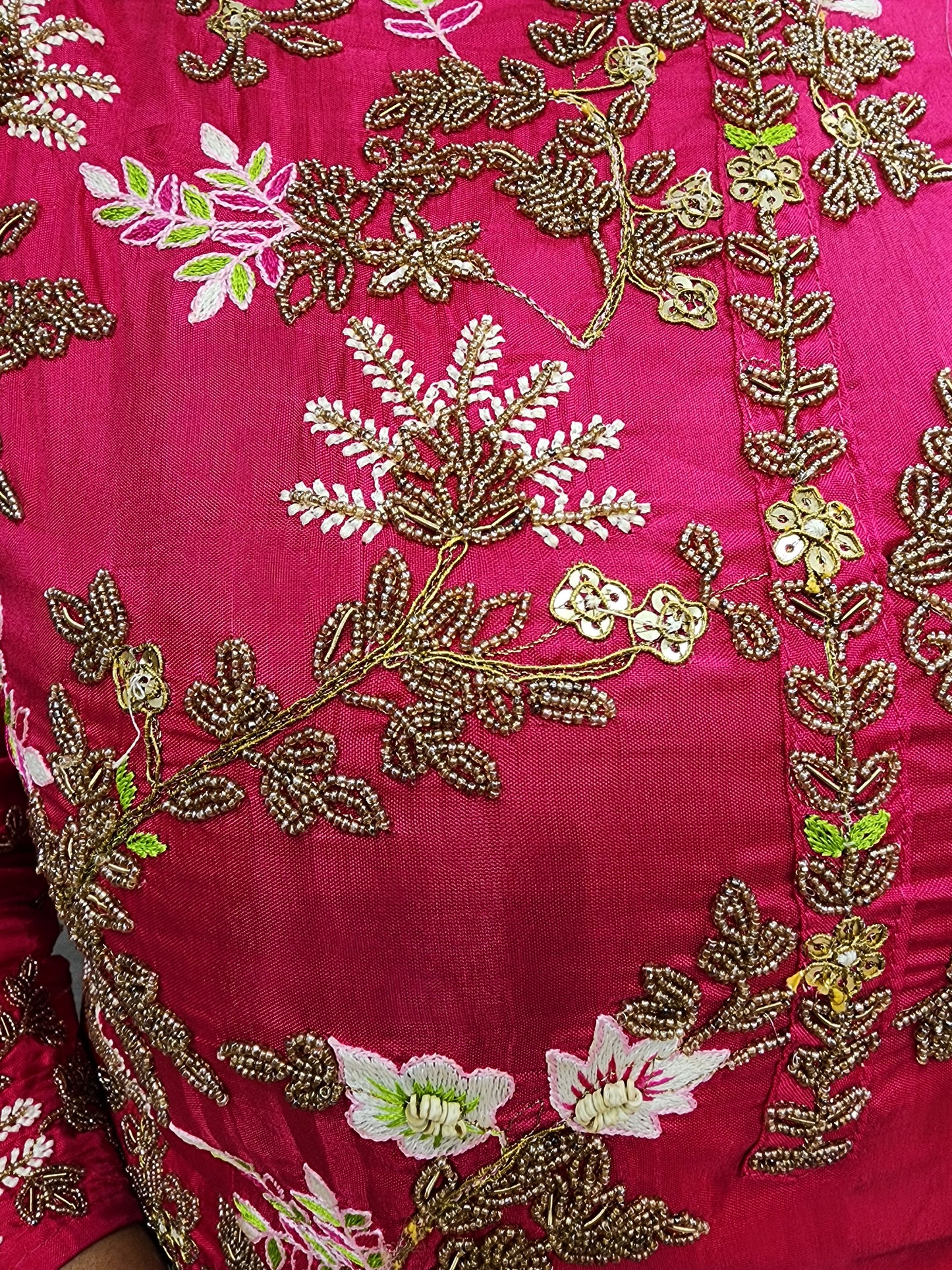 Saadgi long blouse cowl drape skirt dress