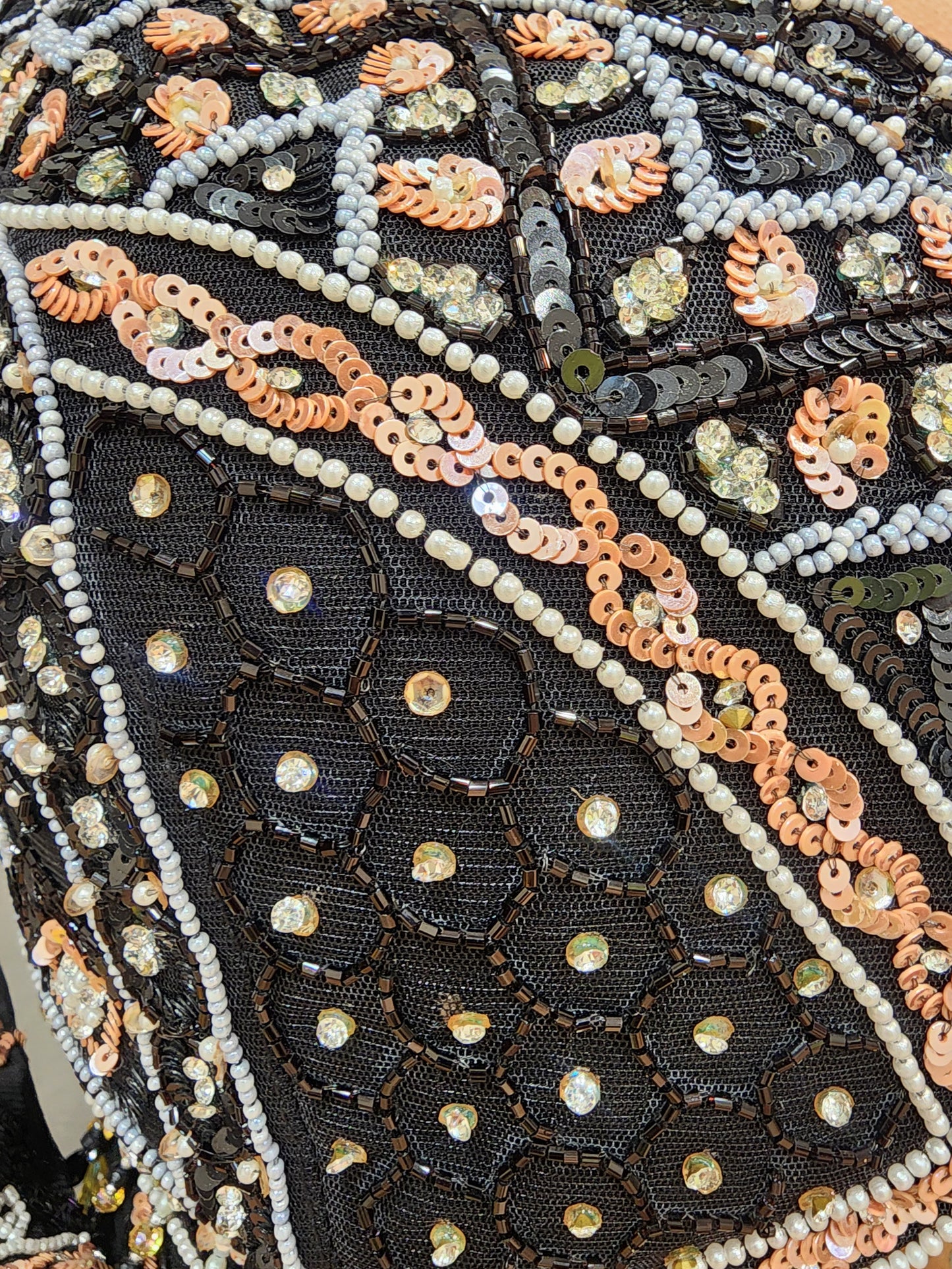 Kashmira Black drape Embroided saree