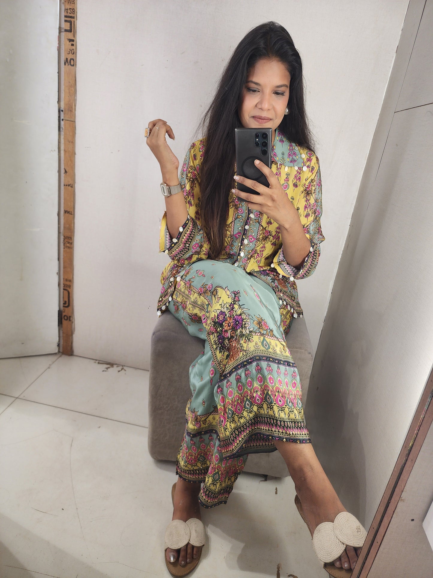Keerat digital print co-ord set