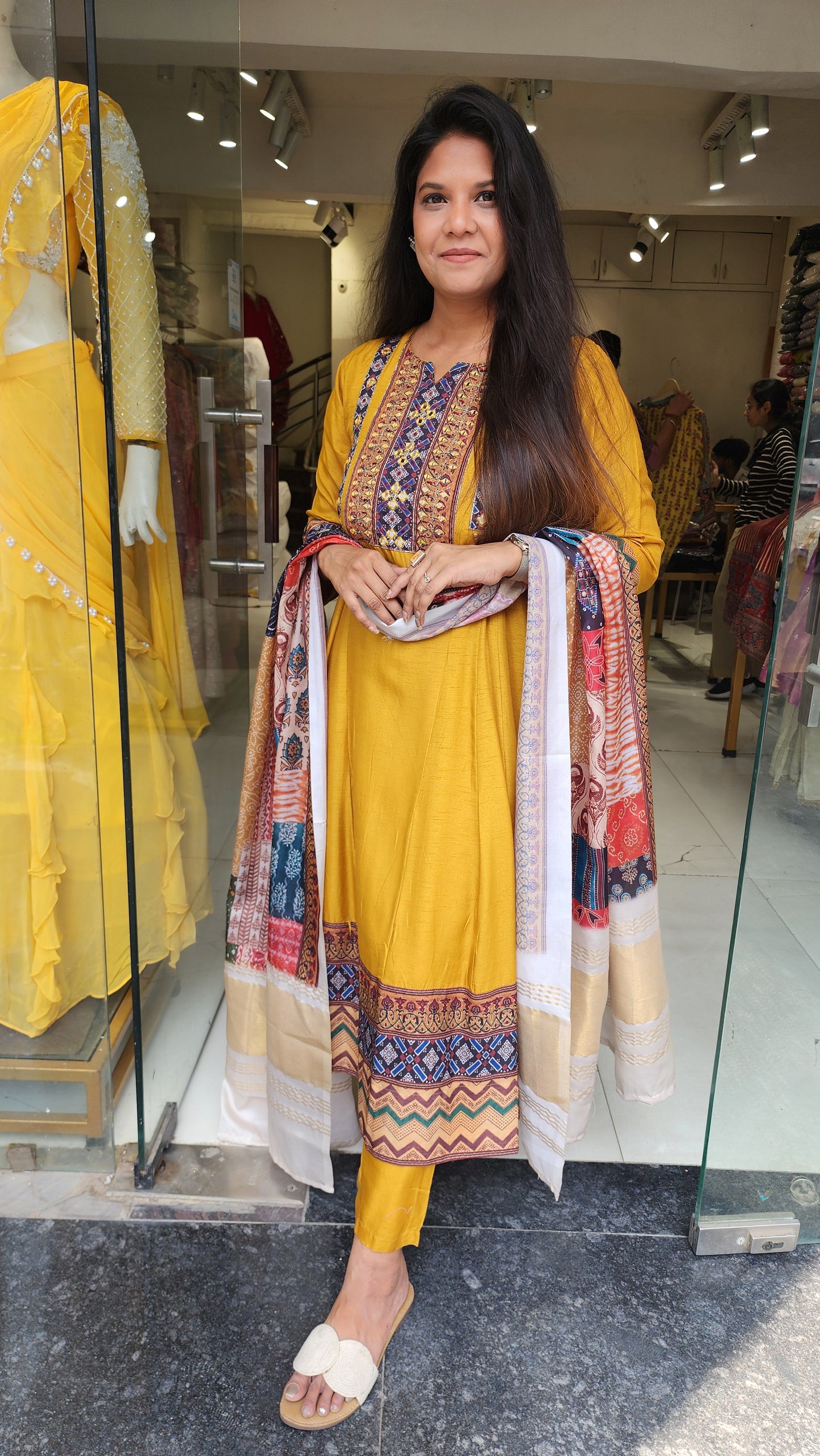 Boho Mustard yellow 3pc suit