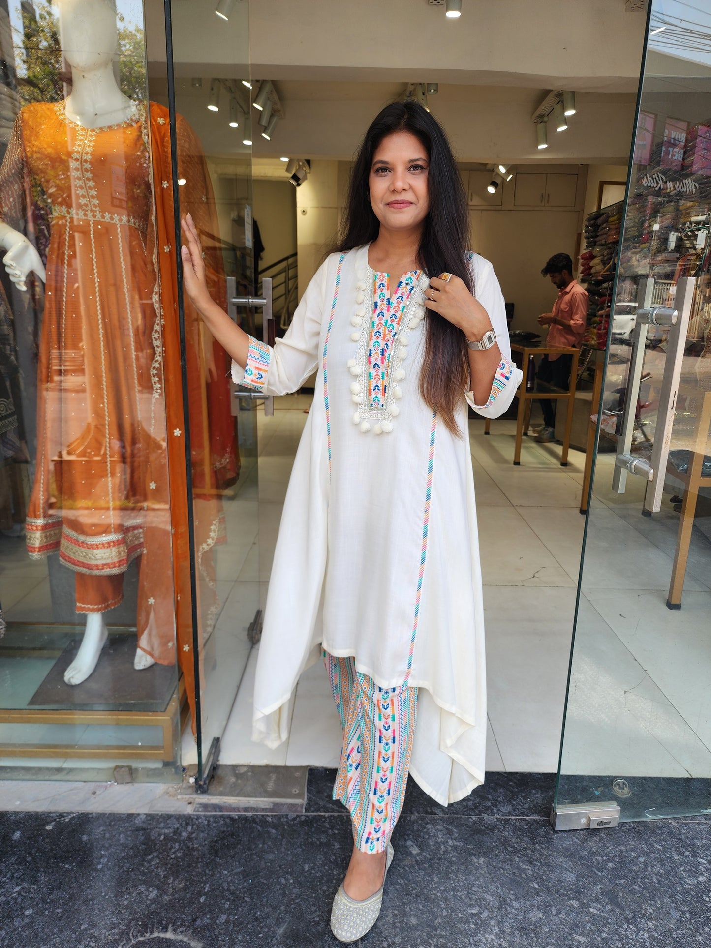 Boho high low co-ord set