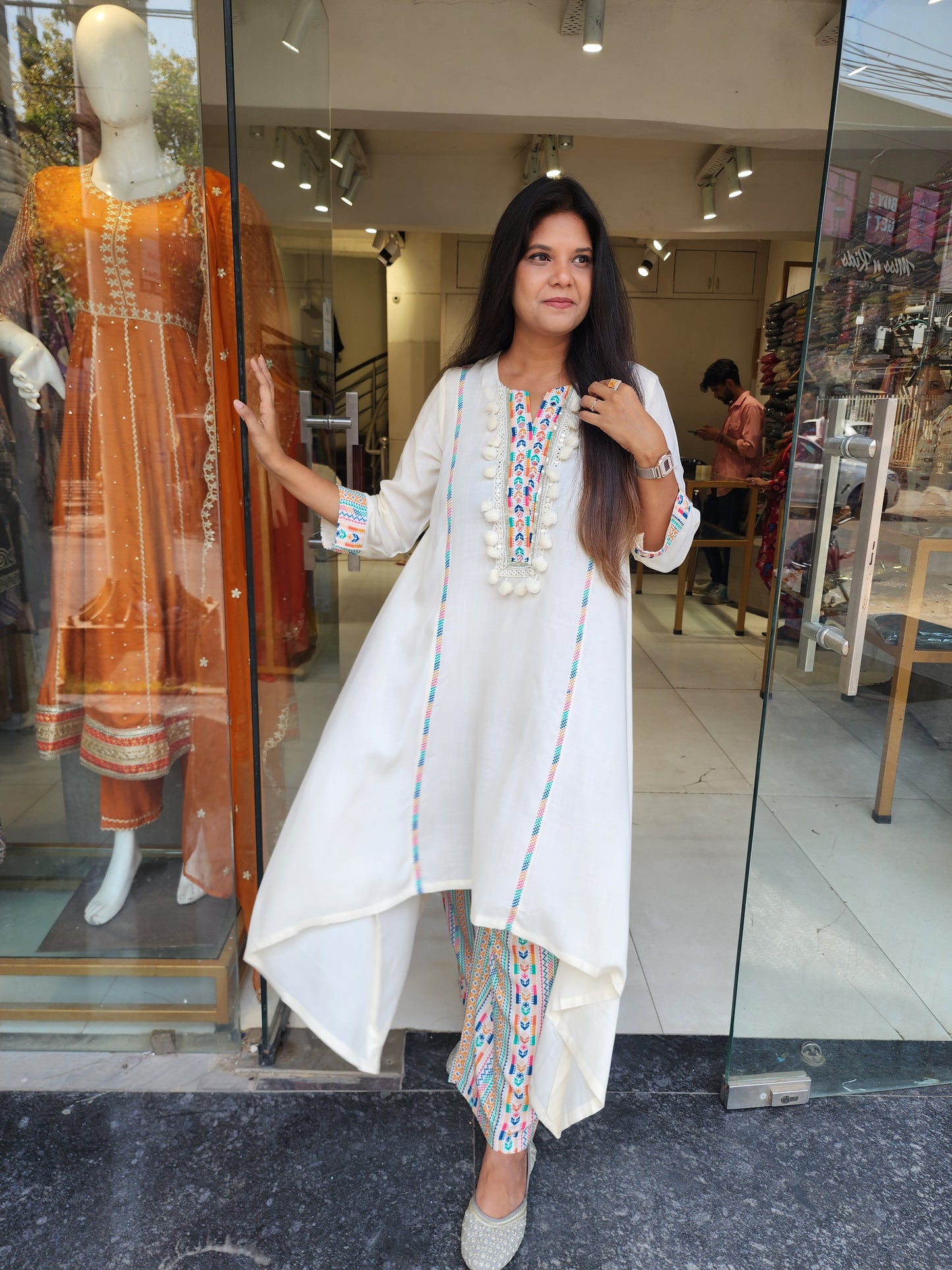 Boho high low co-ord set