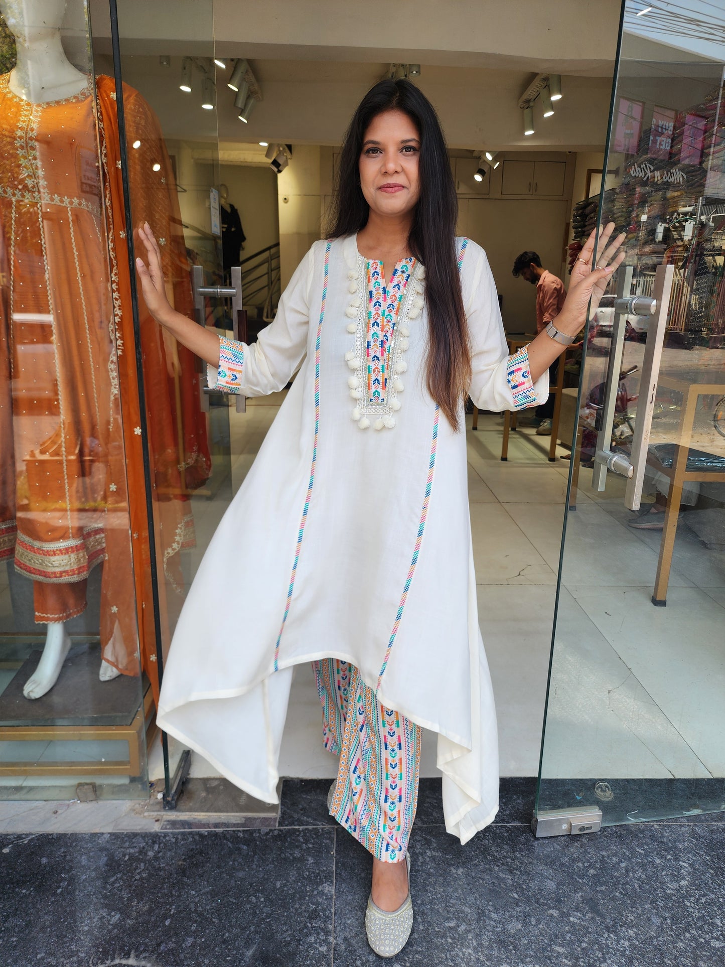 Boho high low co-ord set