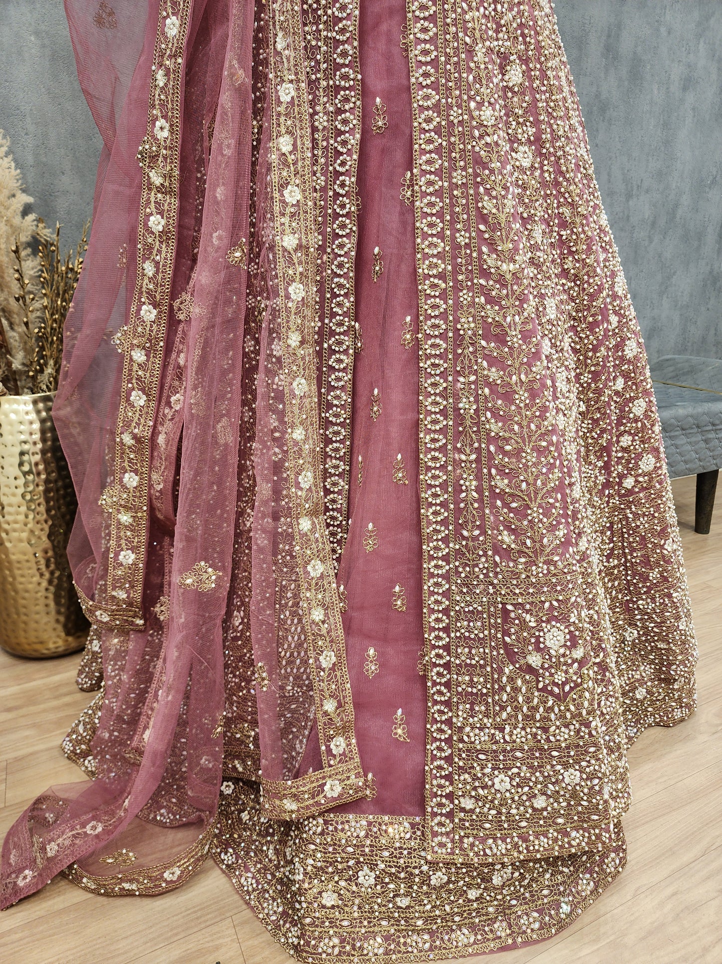 Jodha carrot centre slit indowestern dress