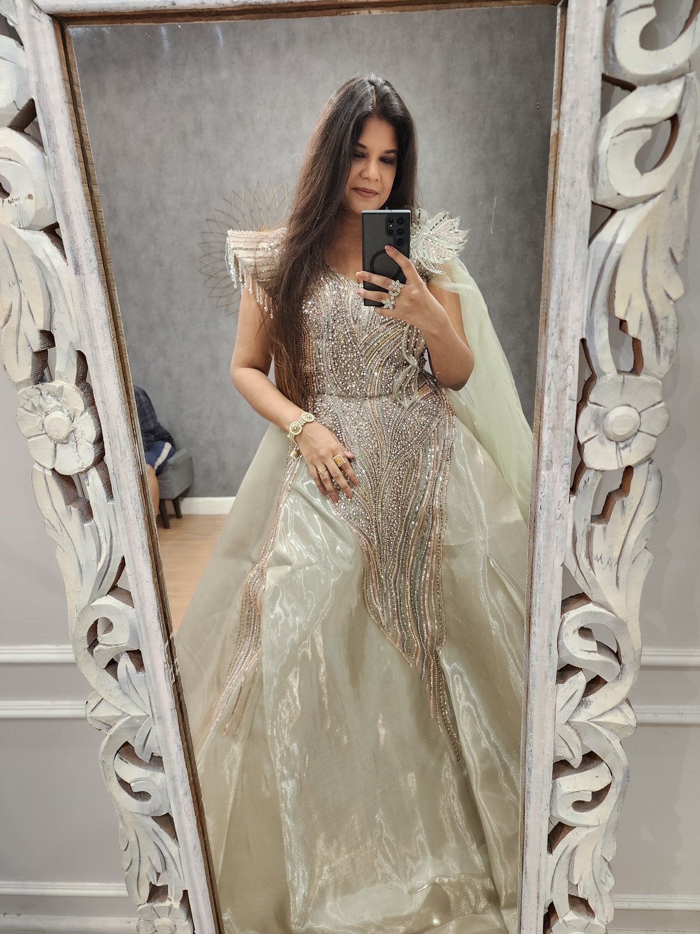 Ball gown green