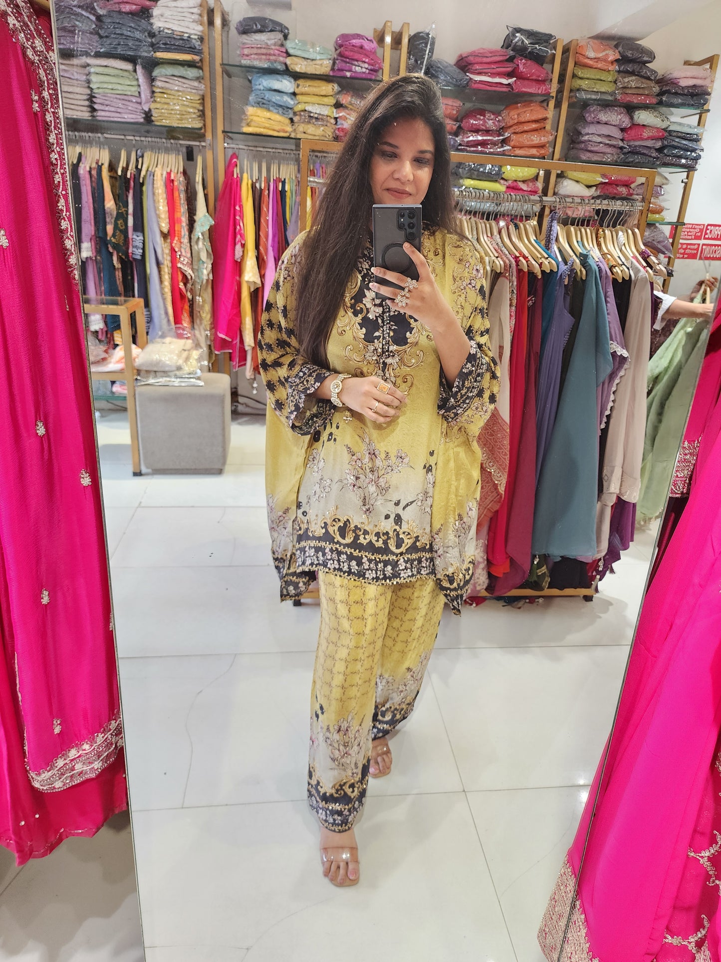 Nia printed baggy co-ord set