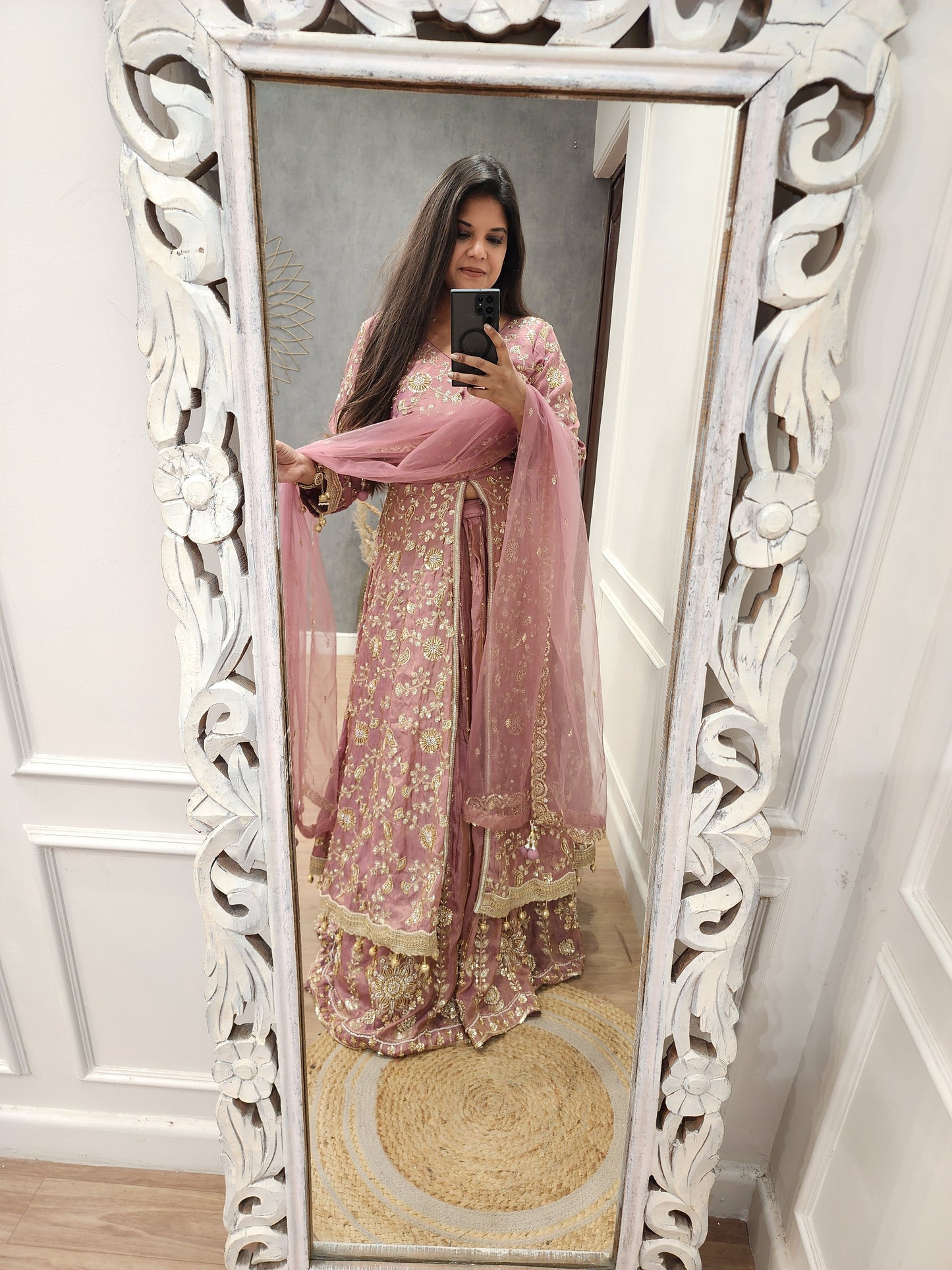 Mastani centre slit indowestern dress