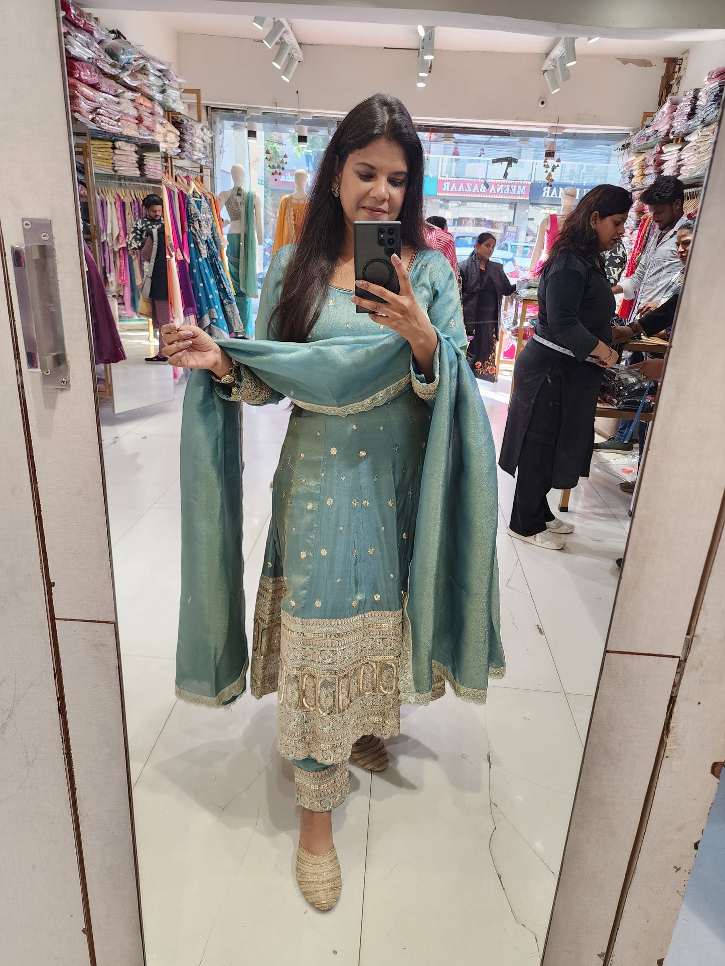 Deepika 3pc anarkali suit