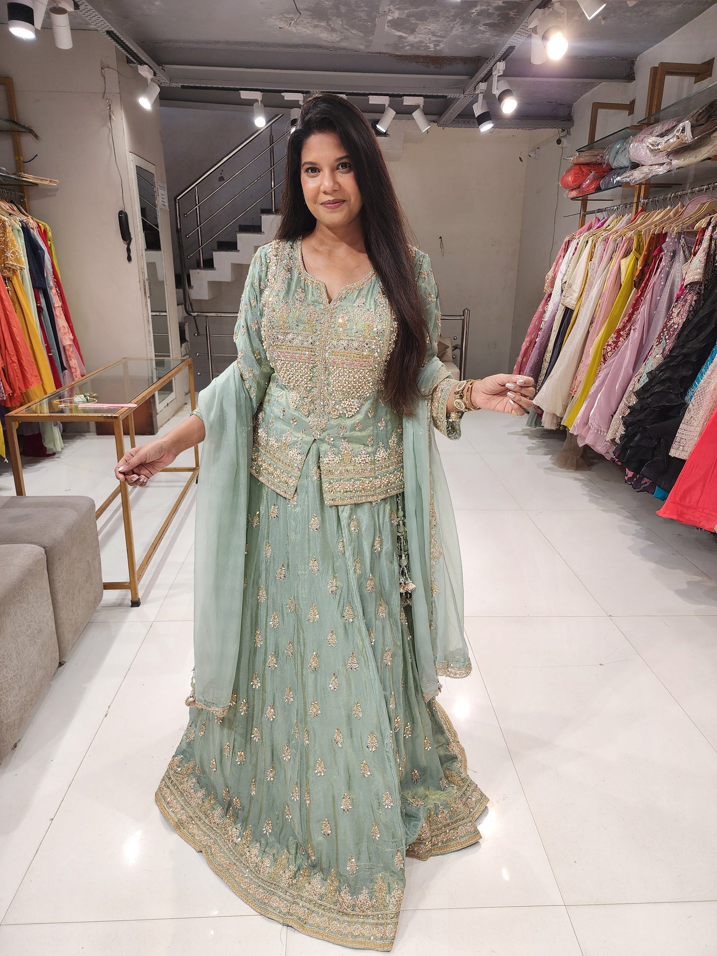 Jodha peplum indowestern dress