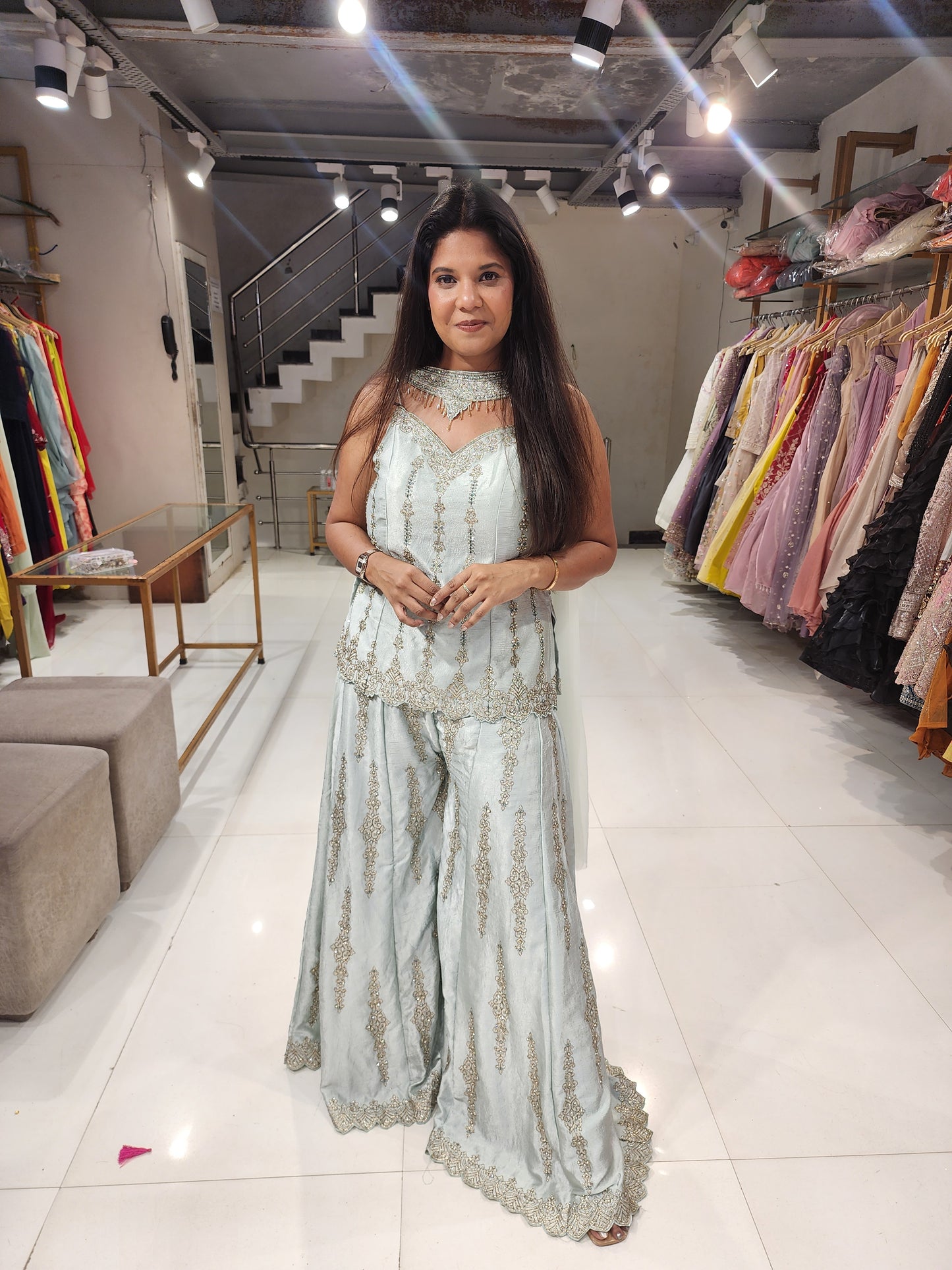 Old is gold co-ord set ( seperate sleeves not available)
