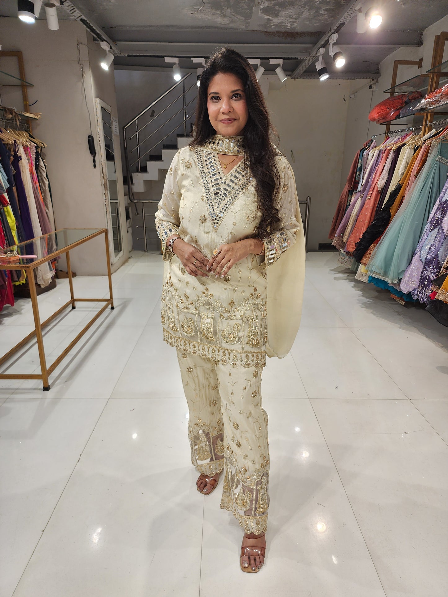 Off white kareen co-ord set suit