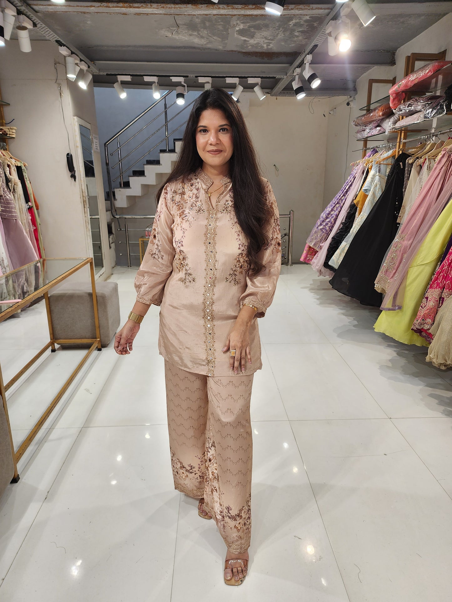 Crepe digital print co-ord set