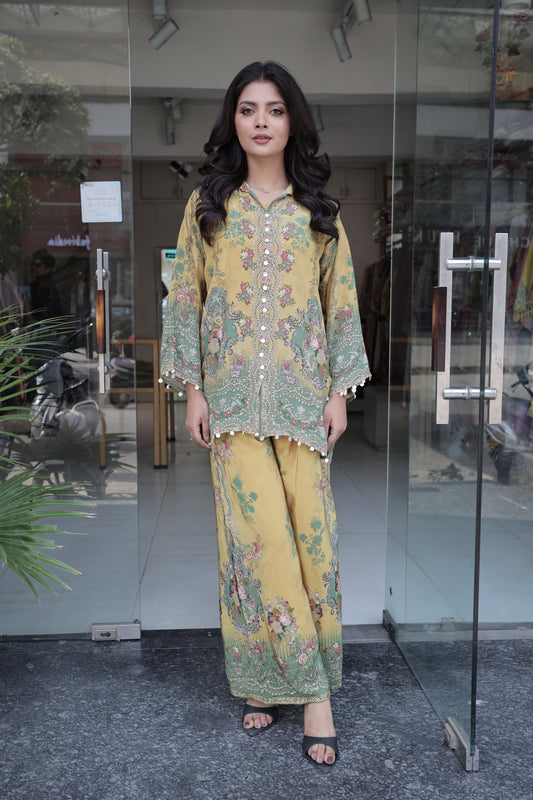 Crepe floral co-ord set