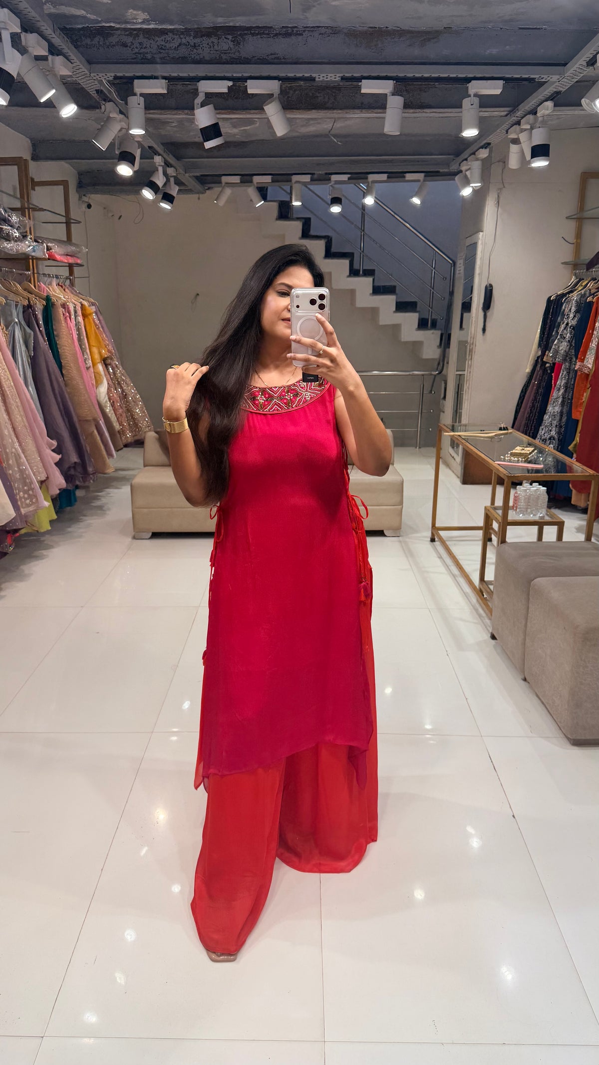 Karwachauth indowestern dress