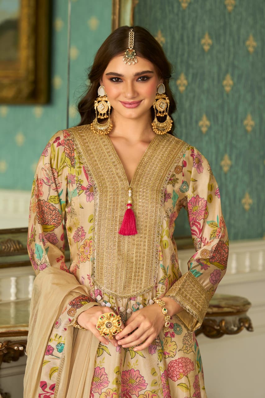 Masakali printed 3piece suit
