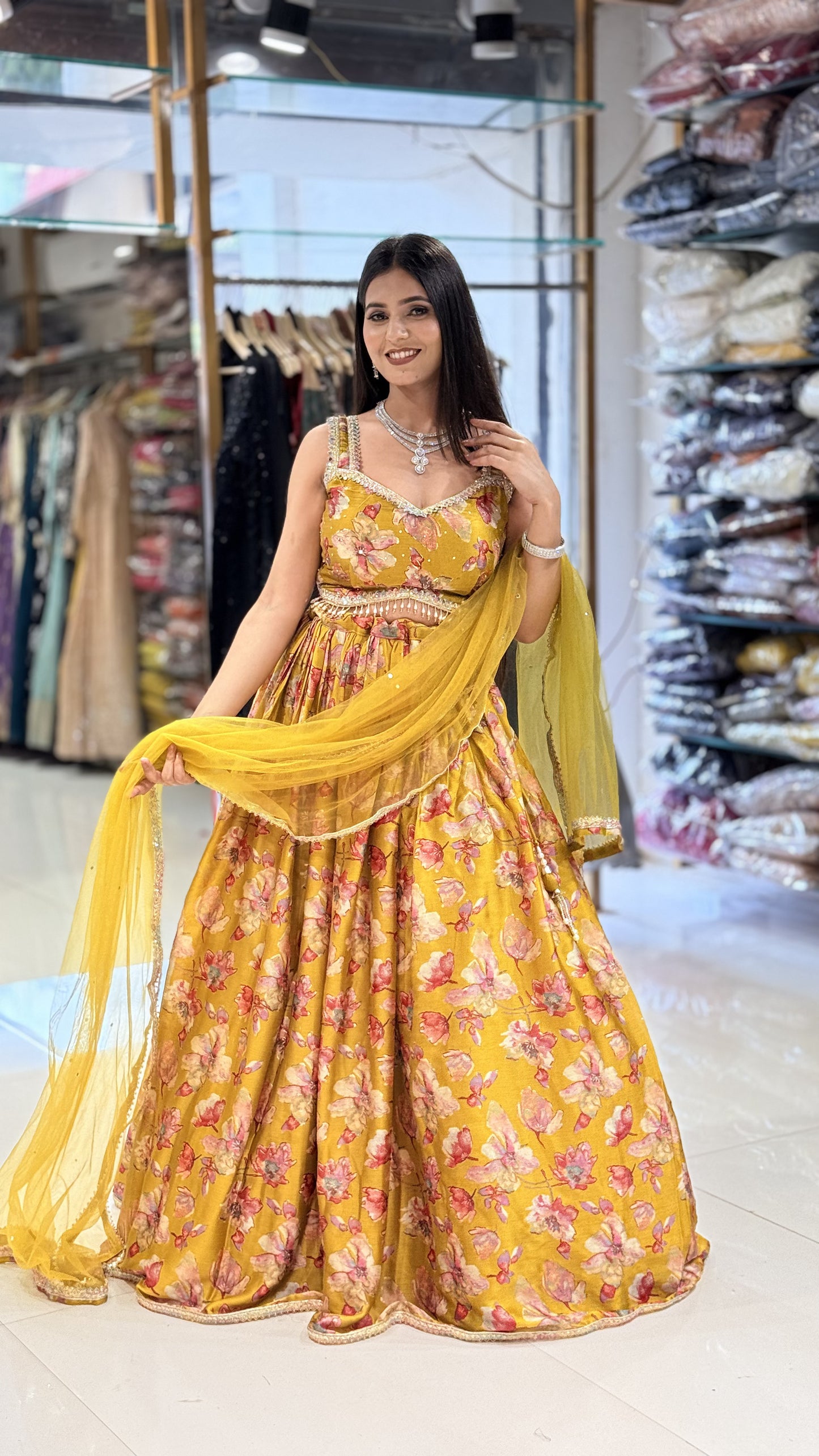 Nima floral lehenga set