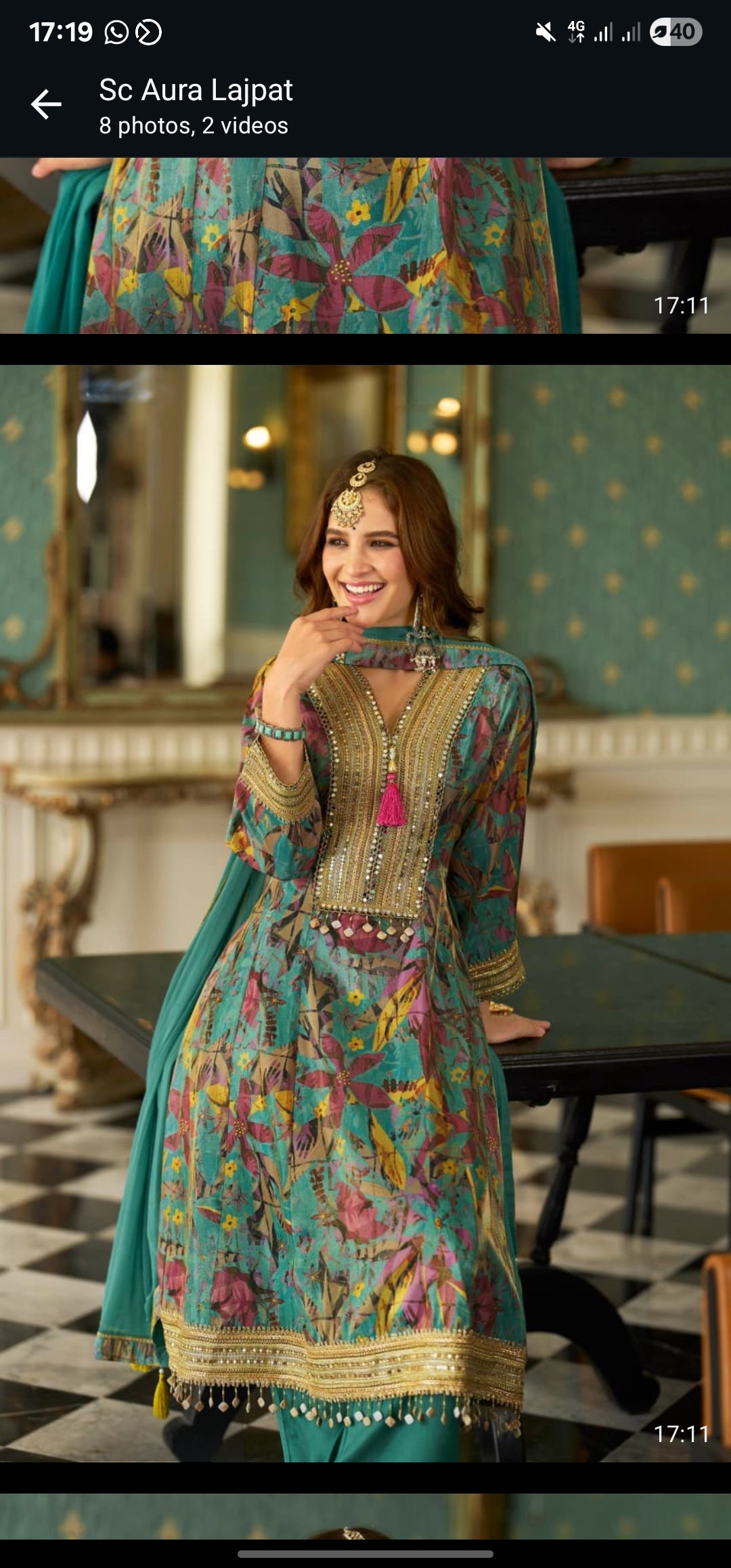 Masakali 3piece anarkali suit