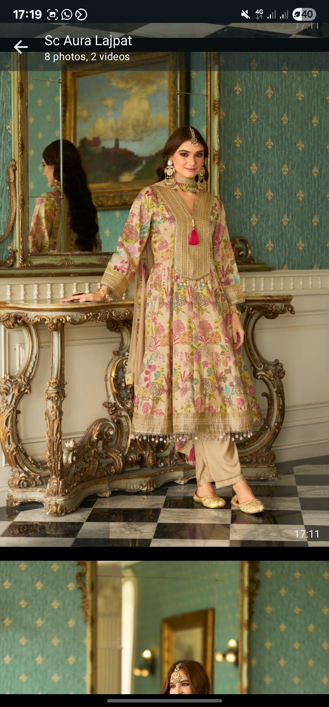 Masakali printed 3piece suit