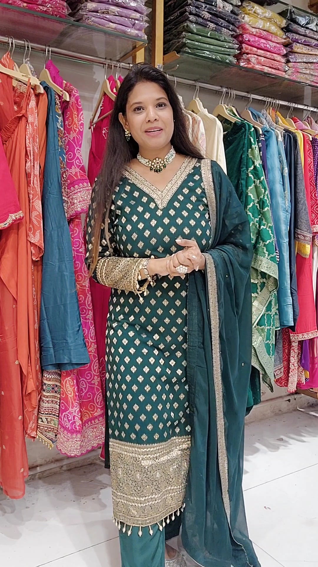 Emerald green vintage straight cut suit