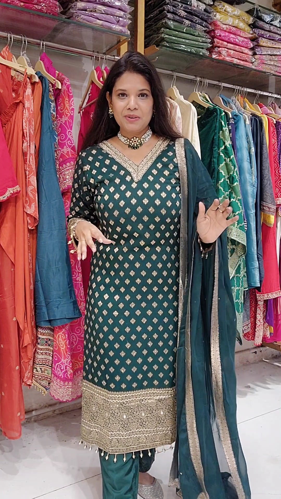 Emerald green vintage straight cut suit