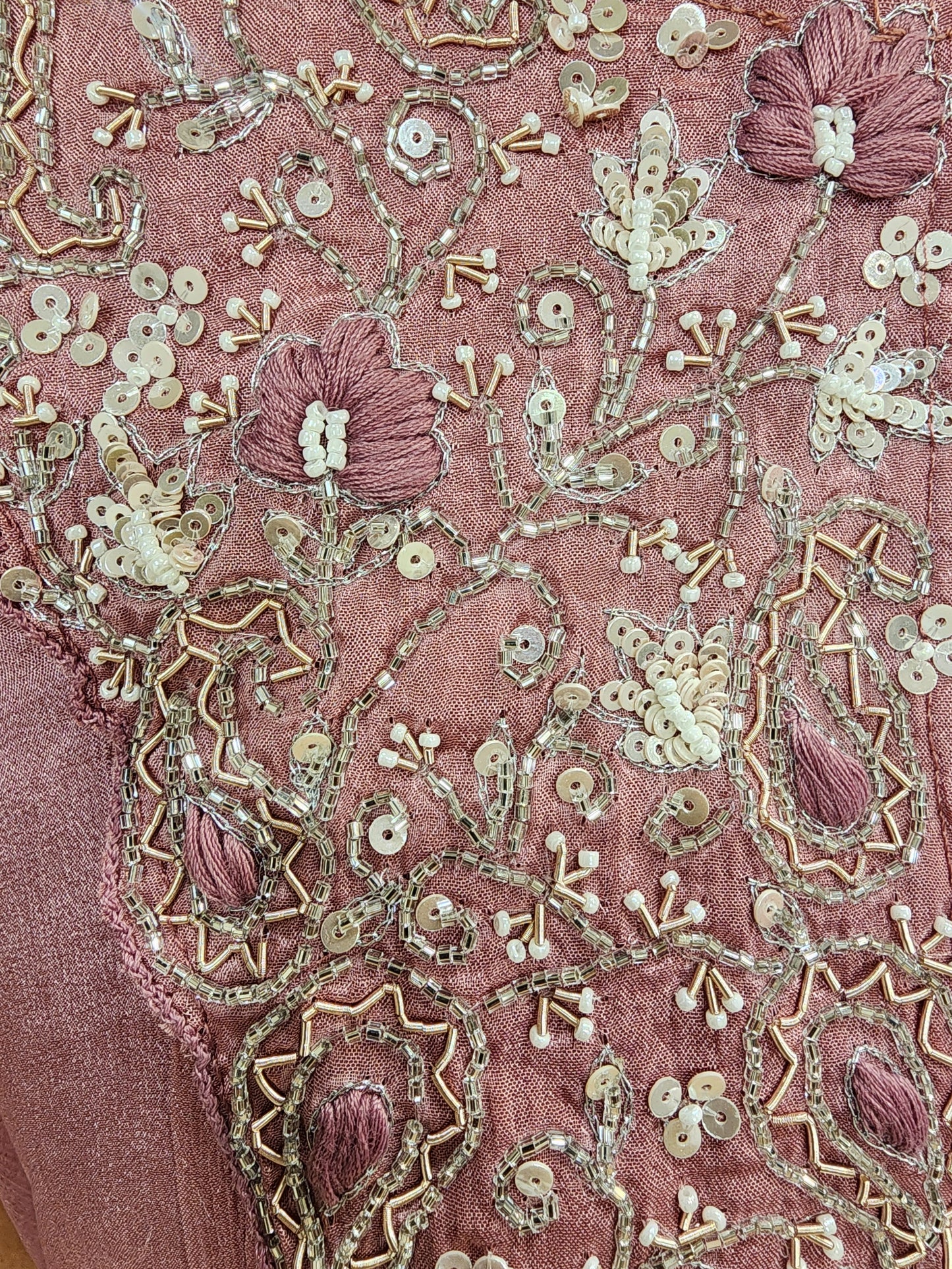 Peachish onion 3pc indowestern kaftaan style dress