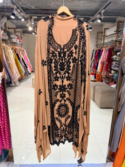 Georgette embroided beads Unstitched suits