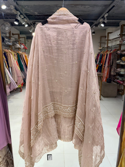 Embroided unstitched suit