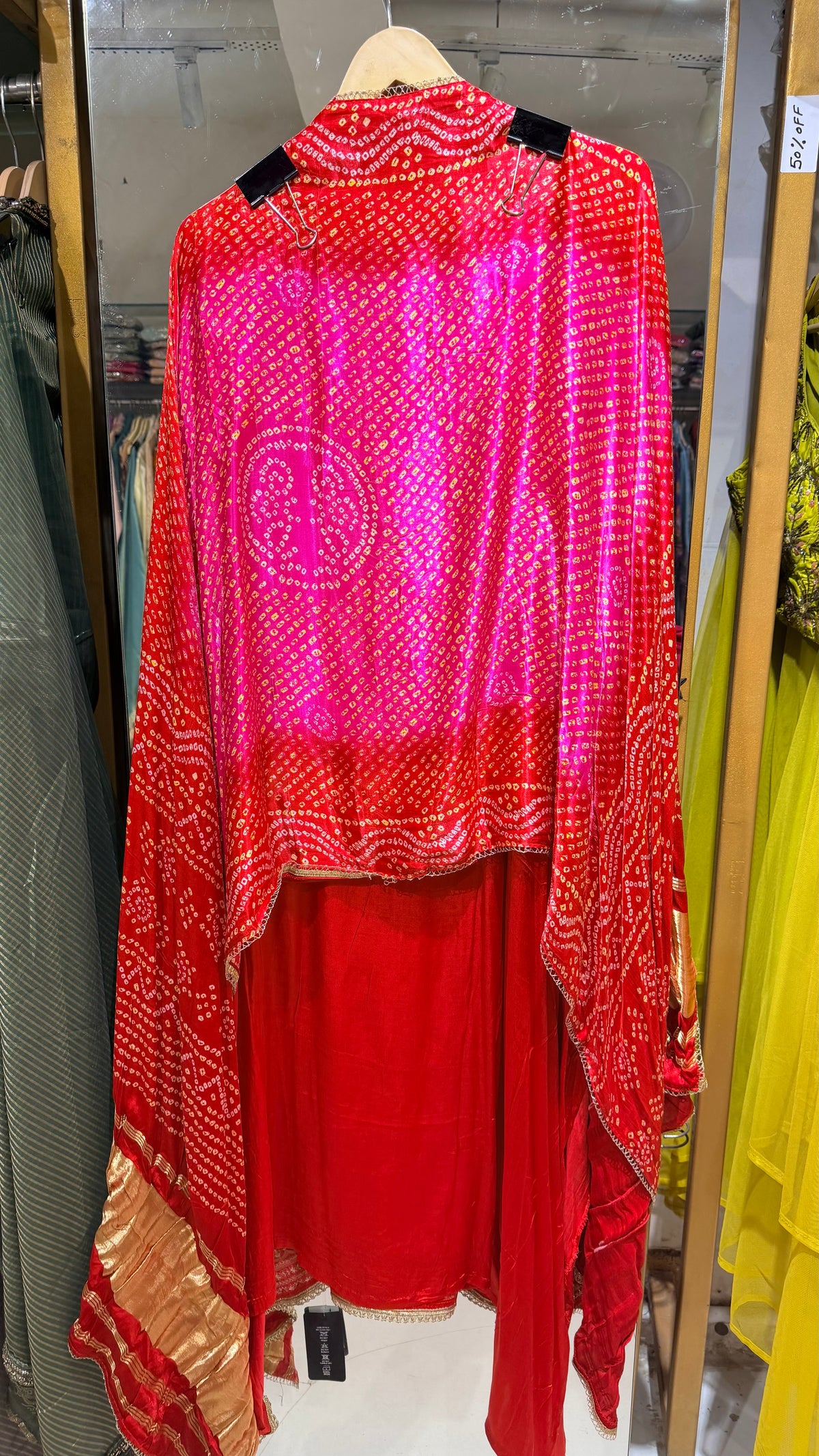 Gajji silk unstitched suit