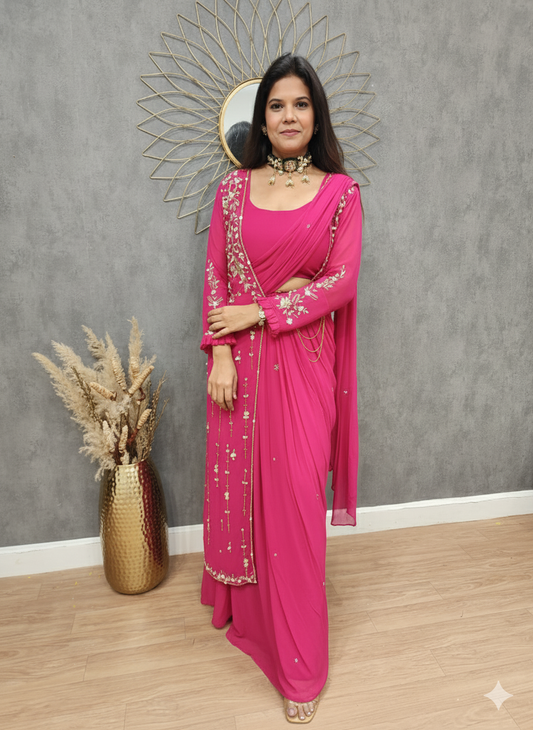 Meher drape saree