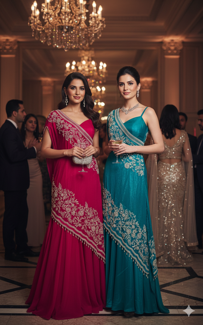 Deigner cross shoulder dress