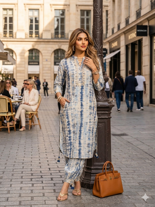 Afghani muslin co-ord set