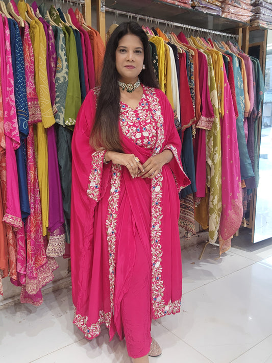 3pc indowestern dress