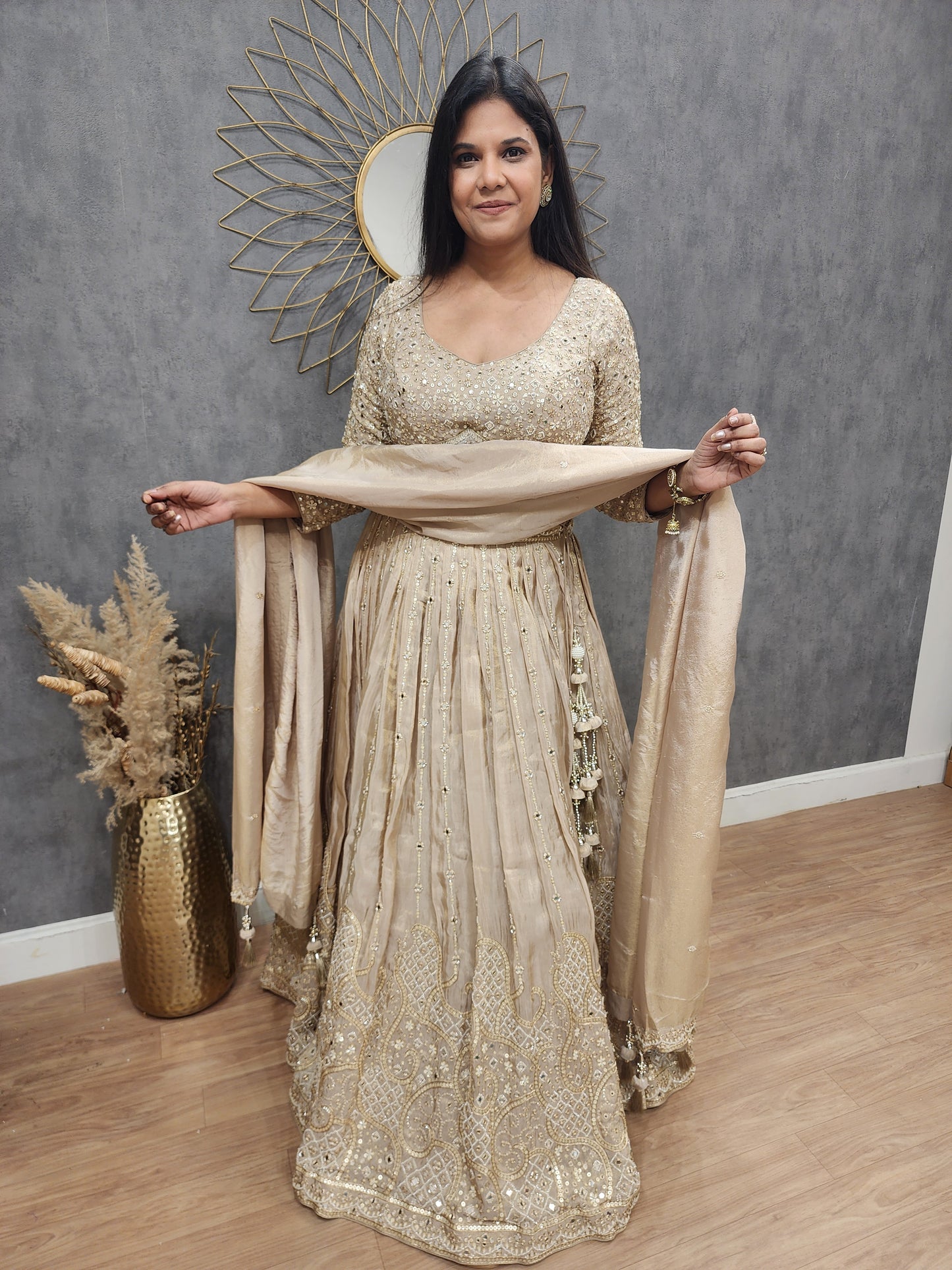 Jannat Ivory lehenga set