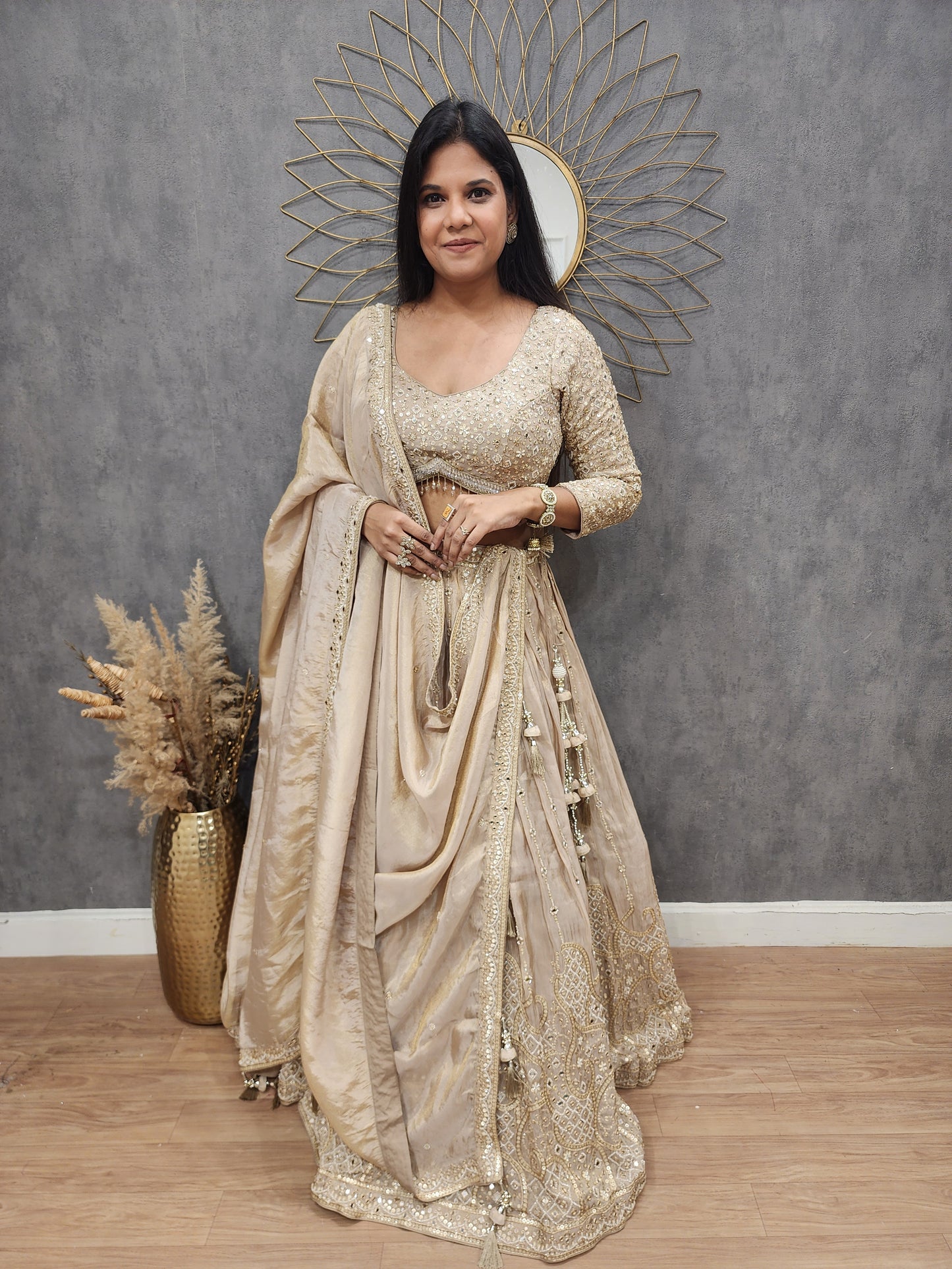 Jannat Ivory lehenga set