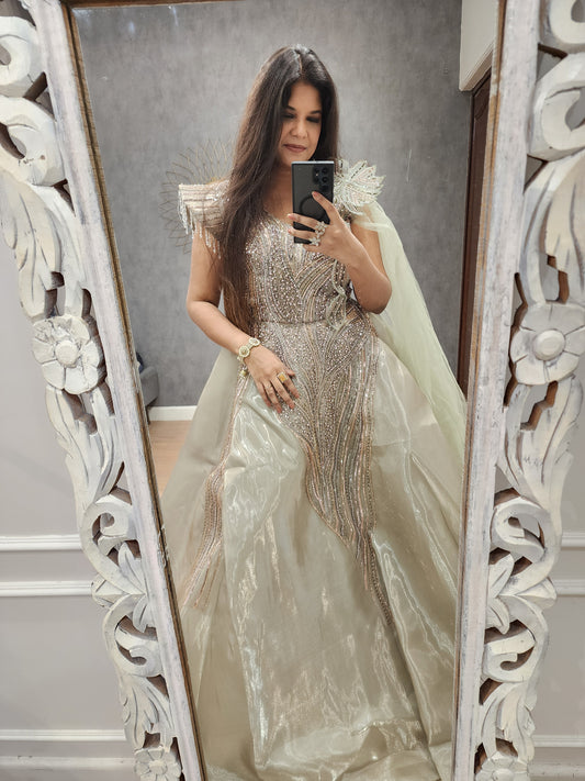 Ball gown green