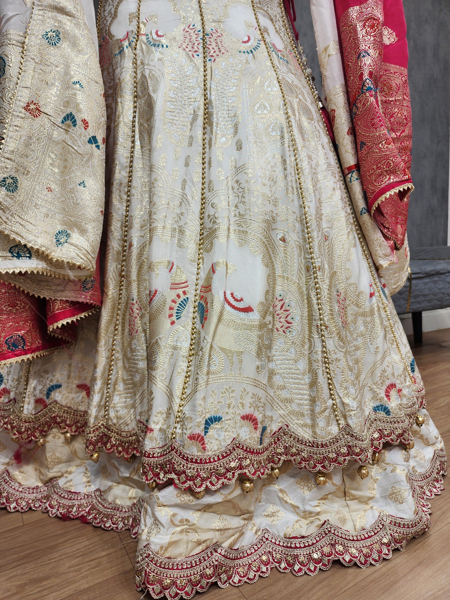 Mastani double layer banarasi lehenga