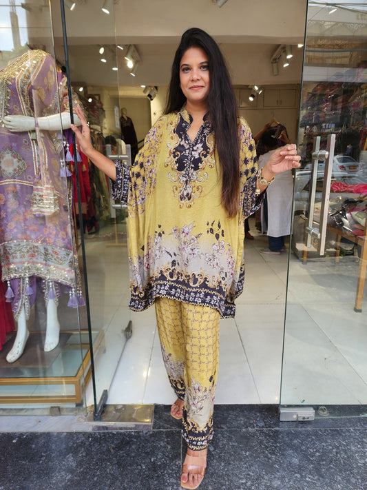 Nia printed baggy co-ord set