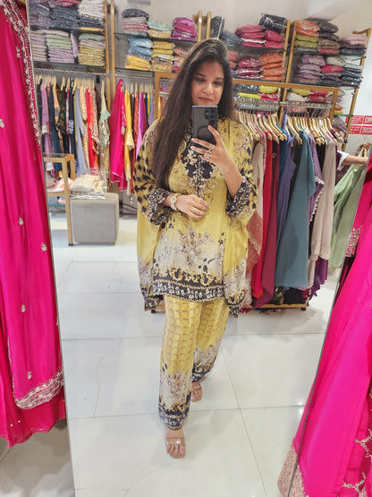Nia printed baggy co-ord set