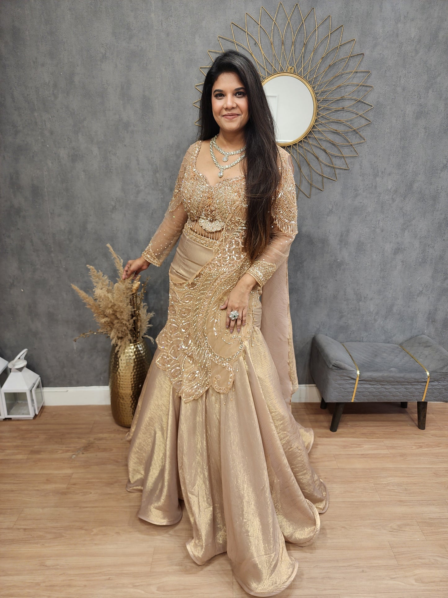 Nazakat fishcut lehenga