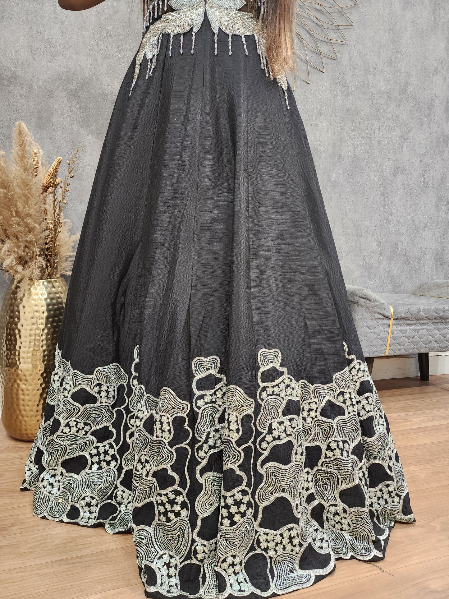 Kareena black maxi gown