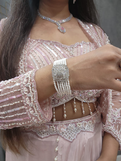 Veronica Short jacket indowestern lehenga set