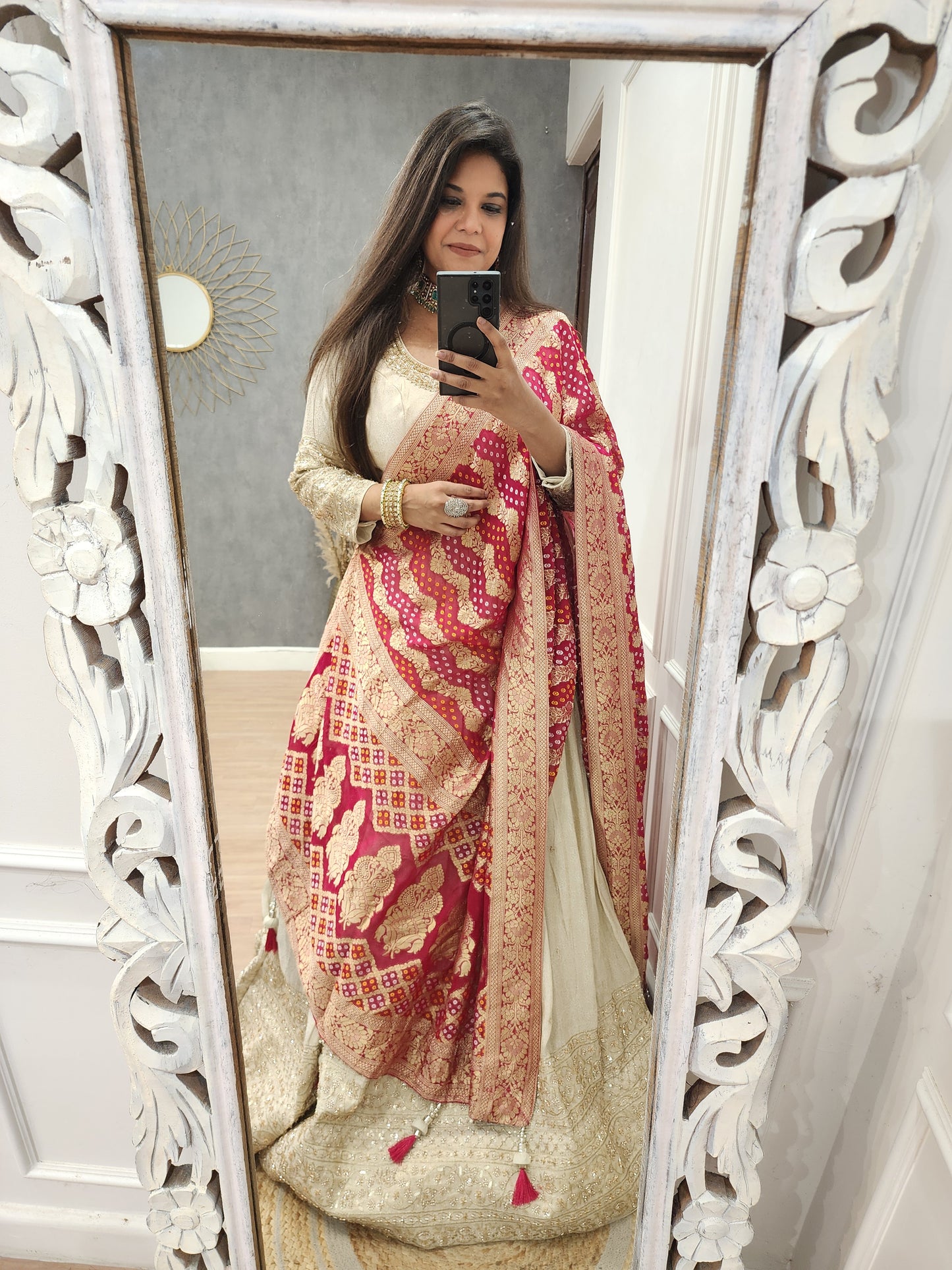 Deepika weaving banarasi lehenga set