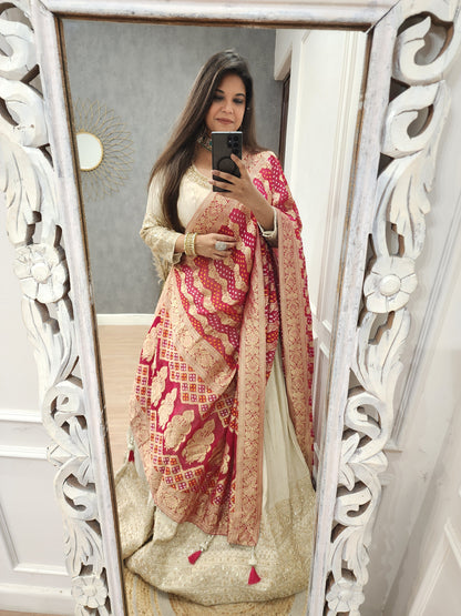 Deepika weaving banarasi lehenga set