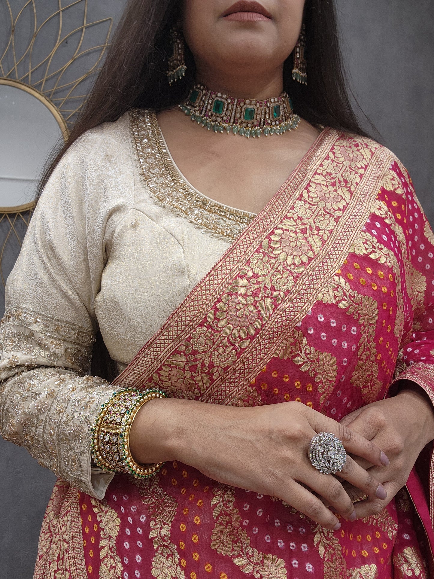 Deepika weaving banarasi lehenga set