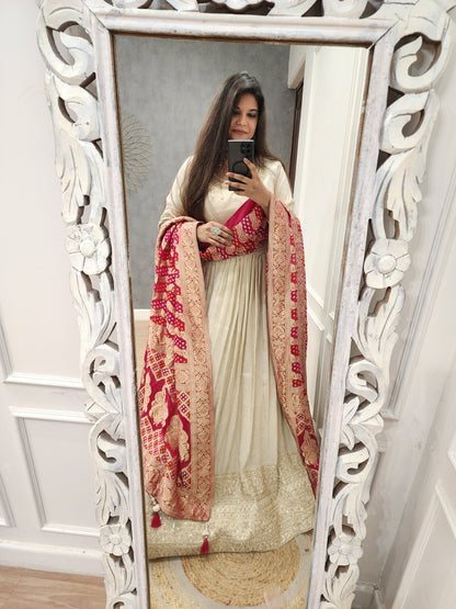 Deepika weaving banarasi lehenga set