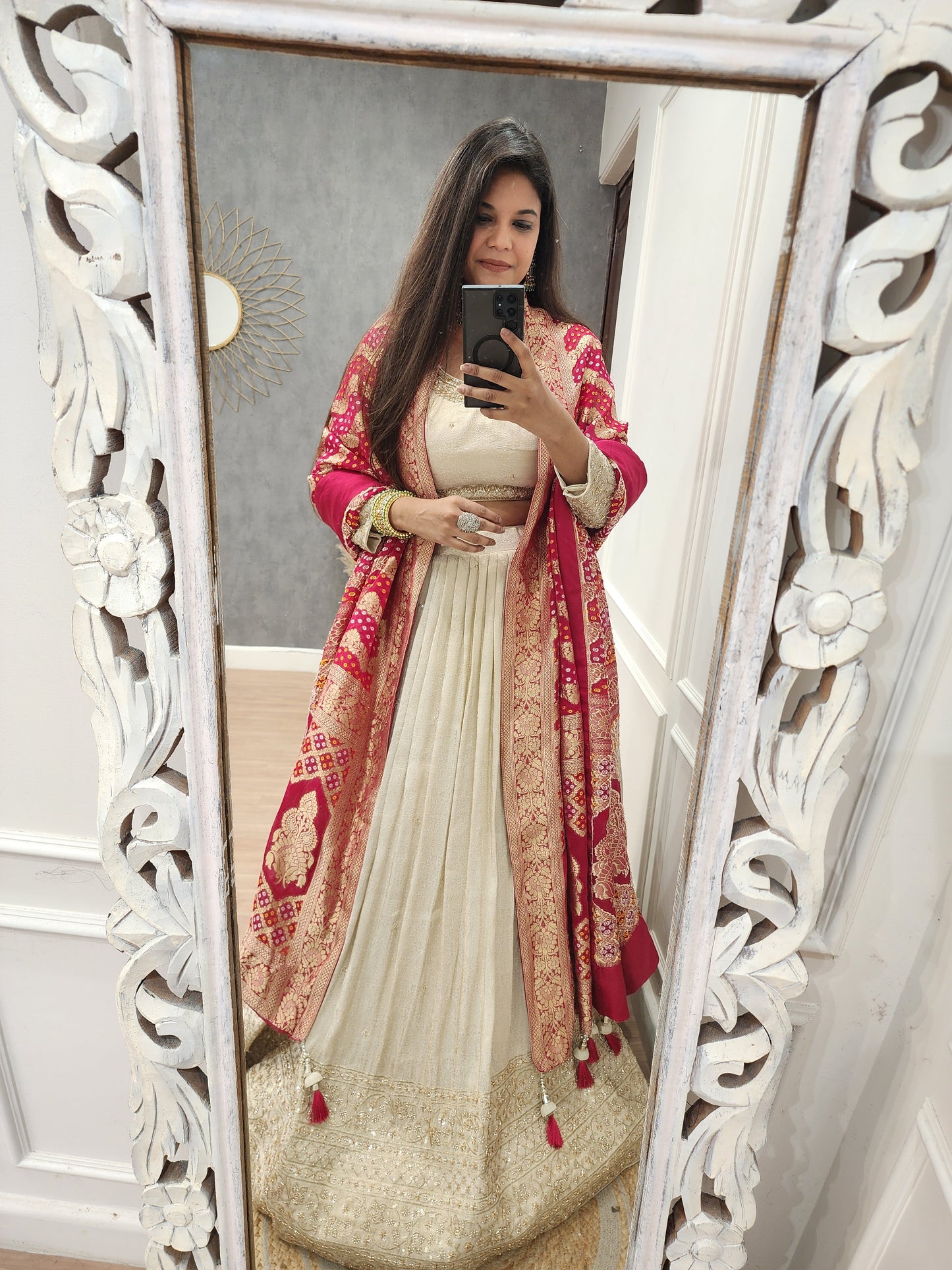 Deepika weaving banarasi lehenga set