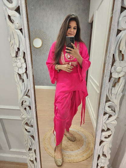 Shama pink tulip co-ord set