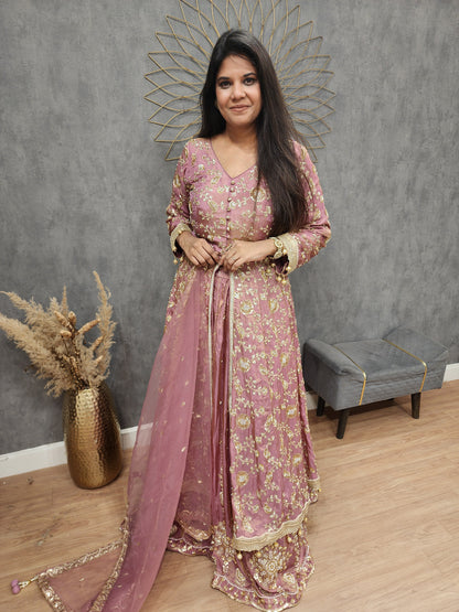 Mastani centre slit indowestern dress
